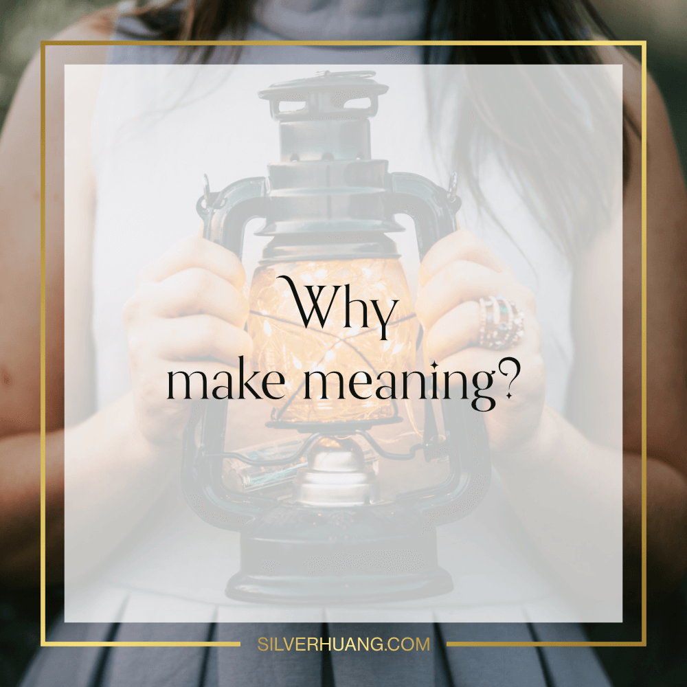 Why make meaning?